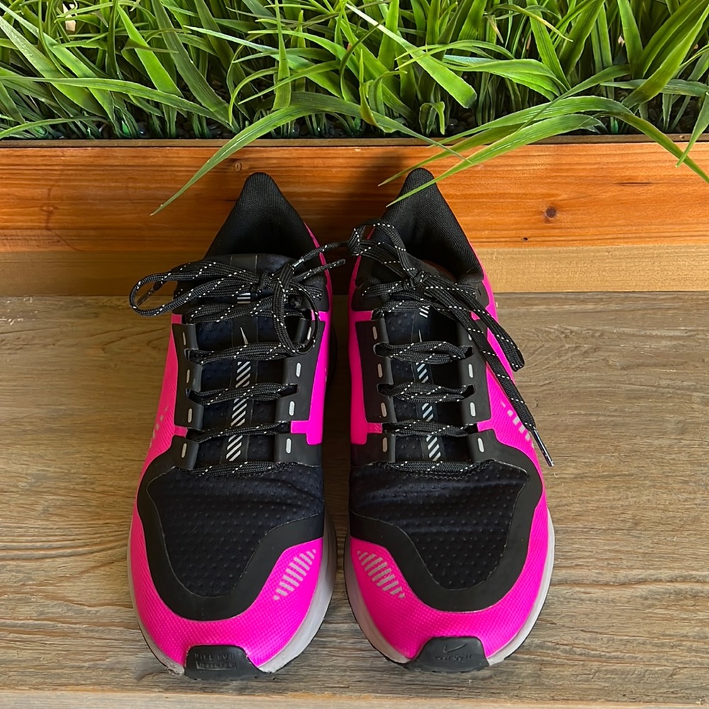 Nike Pink/Black Air Zoom Pegasus 36 Shield Sneakers